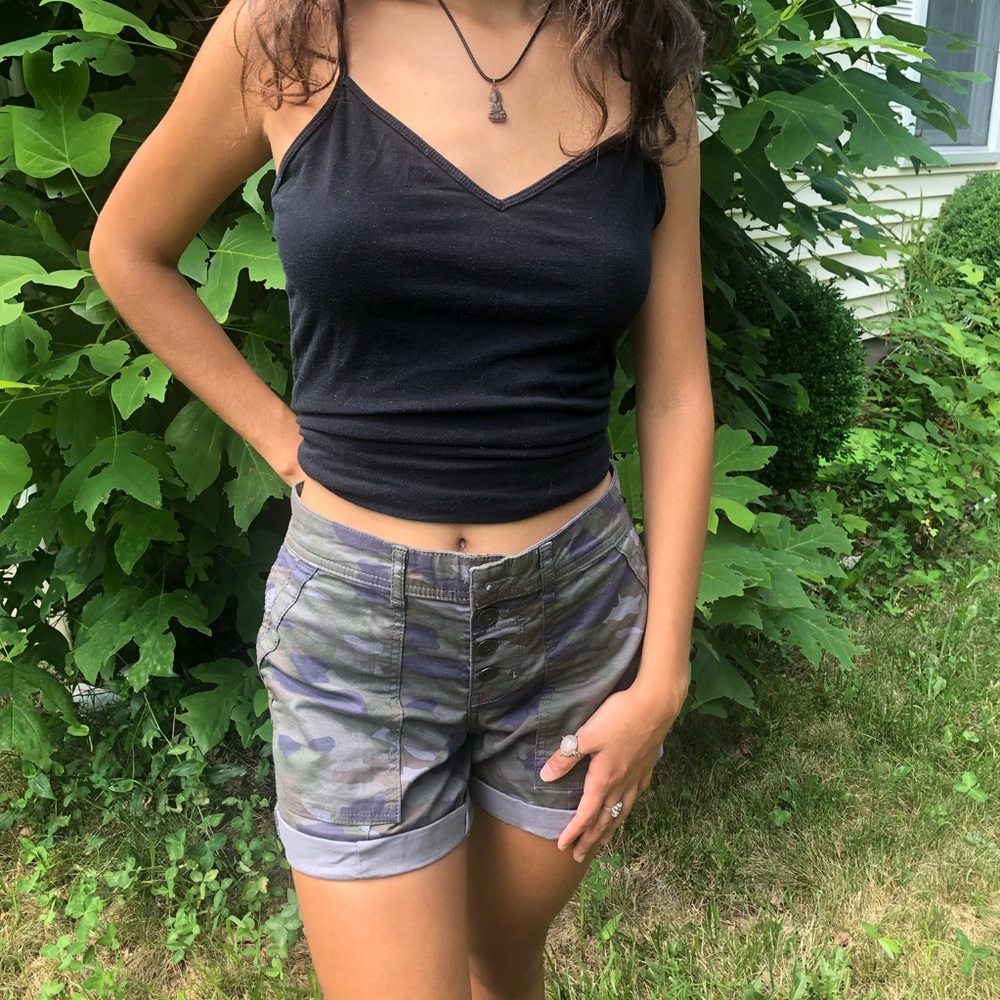 Anthropologie Camo Shorts